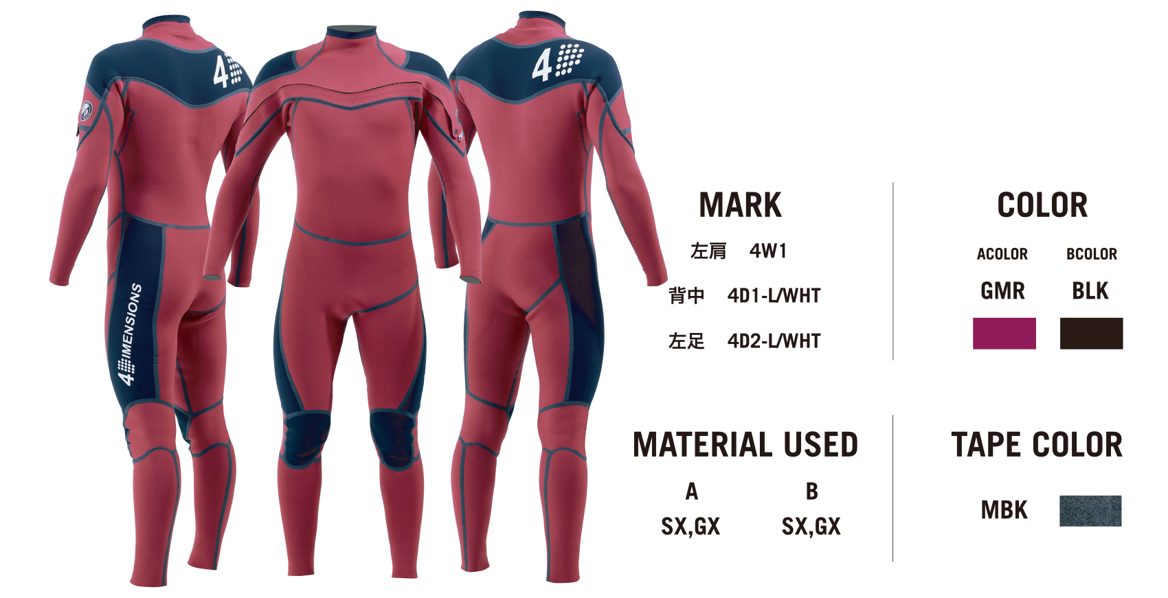 SEALS-FREE｜4Dimensions Wetsuits
